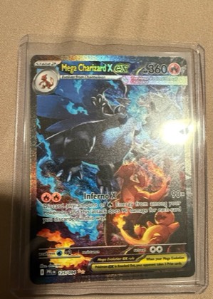 Mega Charizard X ex, graded 2.5
