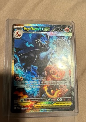 Mega Charizard X ex, graded 9.0
