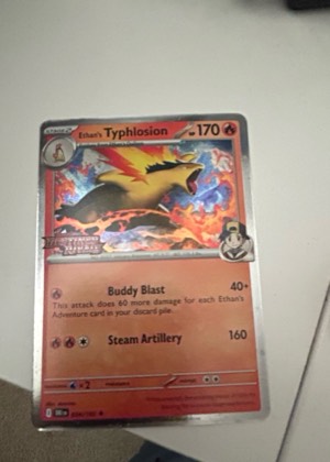 Ethan's Typhlosion graded 8