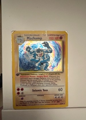 Machamp - 8/102 (Base Set Shadowless), graded 5.0