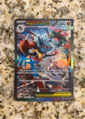 Mega Lucario ex, graded 9.5