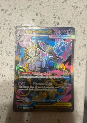 Mega Chandelure ex, graded 9.0