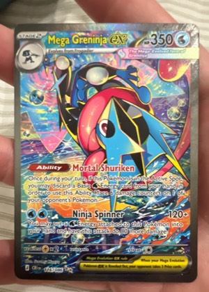 Mega Greninja ex, graded 9.5