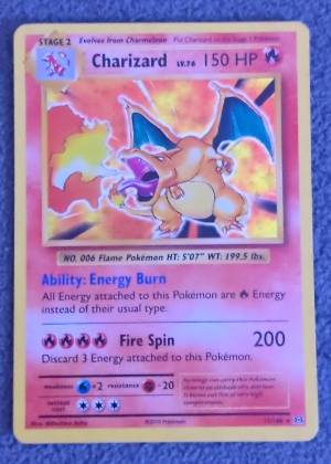 Charizard graded 9