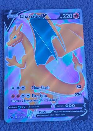 Charizard V - SWSH050 graded 8.5