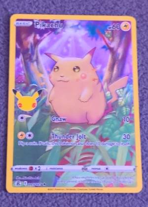 Pikachu, graded 8.0
