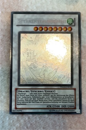 Stardust Dragon (German) - "Sternenstaubdrache", graded 7.0
