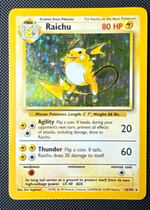 Raichu, graded 9.0