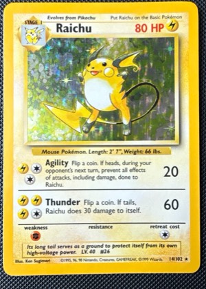 Raichu, graded 9.0