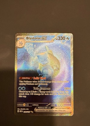 Blastoise ex, graded 9.0