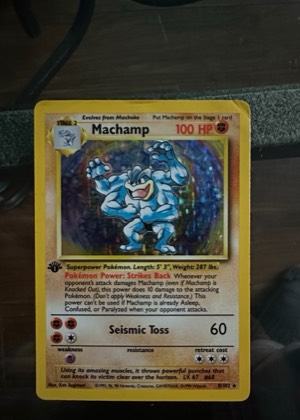 Machamp - 8/102 graded 6 & below