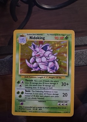 Nidoking graded 6 & below