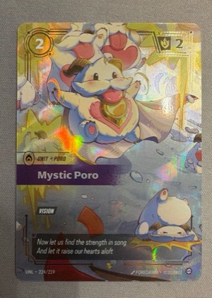 Mystic Poro (Overnumbered), graded 9.0