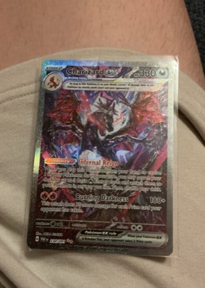 Charizard ex, graded 9.0