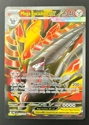 Mega Excadrill ex, graded 9.0