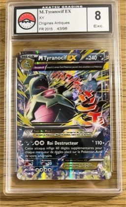 M Tyranitar EX, graded 8.5
