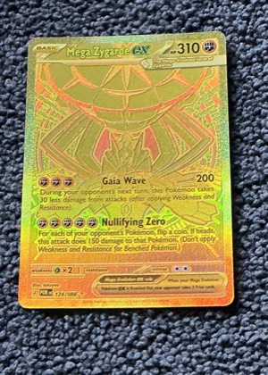 Mega Zygarde ex - 124/088 graded 6 & below