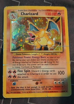 Charizard, graded 1.0
