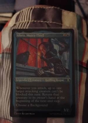 Alora, Merry Thief (Foil Etched), graded 9.0