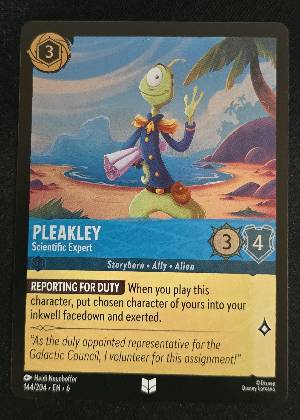 Pleakley - Scientific Expert, graded 9.5