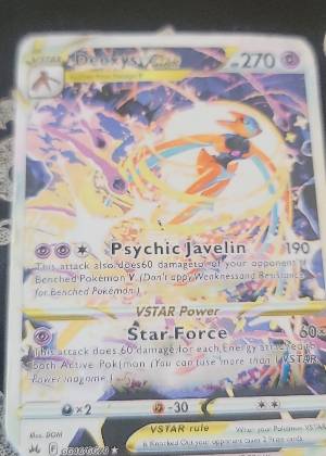 Deoxys VSTAR graded 6 & below