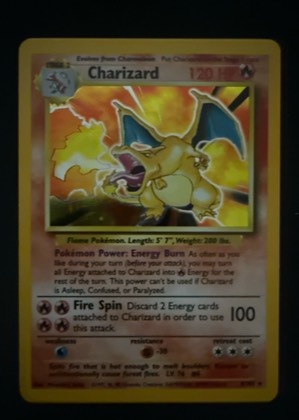 Charizard graded 8.5