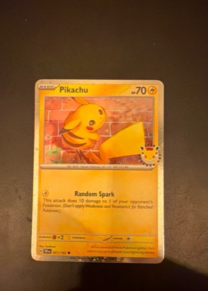 Pikachu graded 9