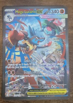 Mega Lucario ex, graded 9.0