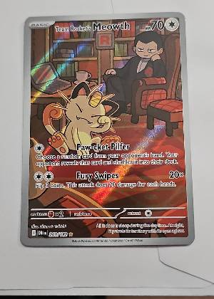 Team Rocket's Meowth, graded 9.0
