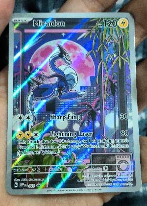 Miraidon - 013 (Pokemon Center Exclusive) graded 8.5