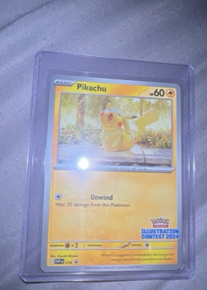 Pikachu - 214 (Illustration Contest 2024), graded 9.0