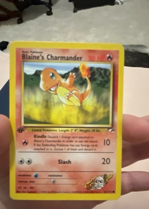 Blaine's Charmander, graded 8.5