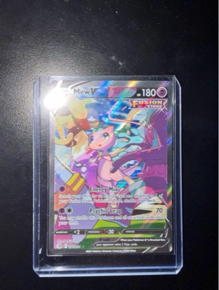 Mew V (Alternate Full Art), graded 8.5