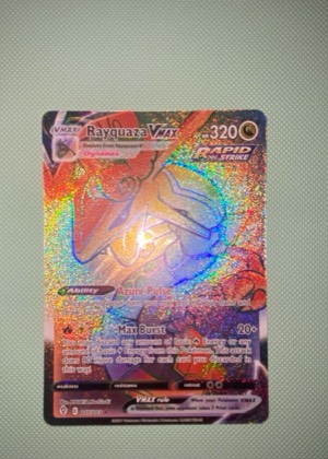 Rayquaza VMAX (Secret), graded 9.5
