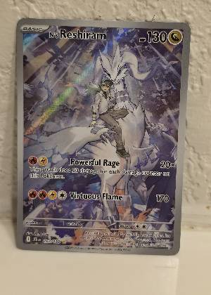 N's Reshiram, graded 9.0