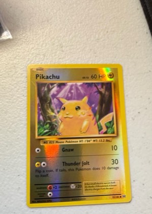 Pikachu graded 8.5