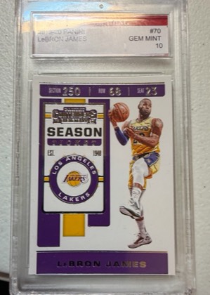 LeBron James, graded 10.0