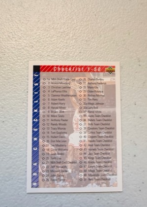 Checklist 1-50, graded 8.5