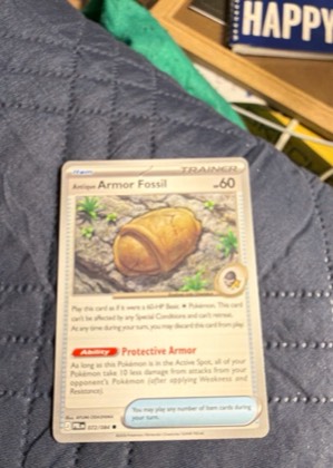 Antique Armor Fossil graded 8