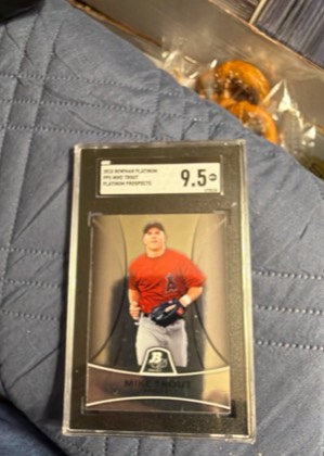Mike Trout, graded 9.0