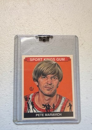 2009 Sportkings Series C Pete Maravich, graded 9.0