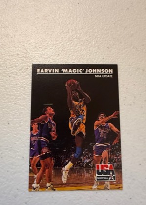 Earvin 'Magic' Johnson, graded 7.0