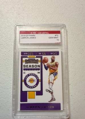 LeBron James, graded 10.0