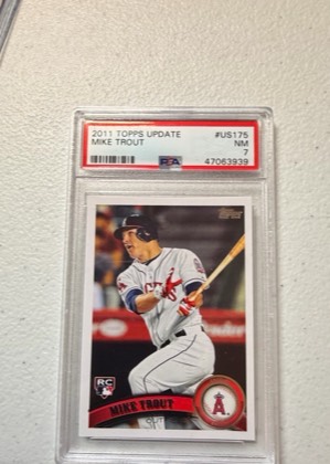Mike Trout, graded 7.0