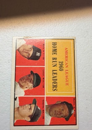 Maris / Mantle / Lemon / Colavito, graded 6.0