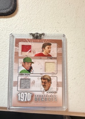 Tretiak / Jackson / Karolyi, graded 8.0
