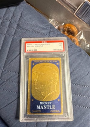 Mickey Mantle, graded 6.5