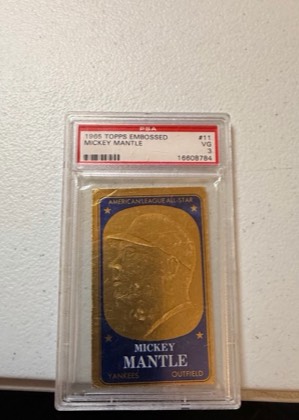 Mickey Mantle, graded 4.0