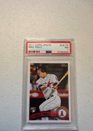 Mike Trout, graded 8.0
