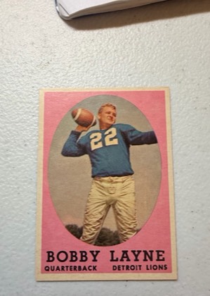 Bobby Layne, graded 7.0